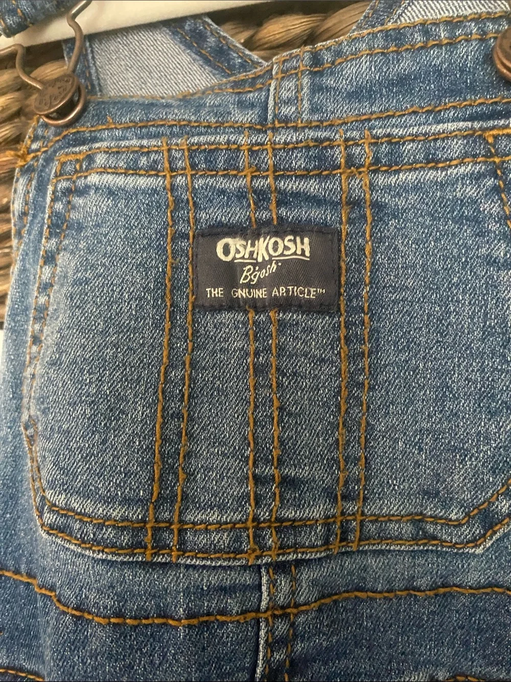 OshKosh B'gosh Blue Denim Overalls